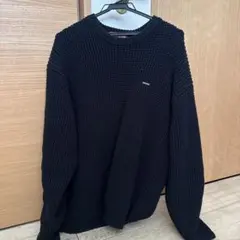 Supreme ワッフルニット セーター ブラック Lサイズのサムネイル