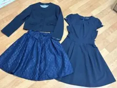 pom ponette junior フォーマルワンピース3点セットM卒業 入学