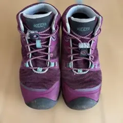 KEEN トレッキングシューズ パープル　20センチ