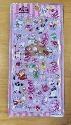 アリス・イン・ワンダーランドプチドロステッカー