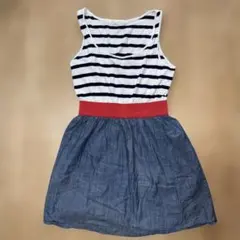 Forever21 ボーダー ノースリーブ ワンピース