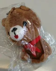 クマのマスコット 約10cm 茶色
