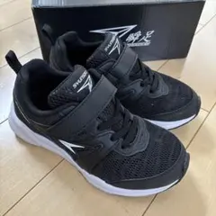 アキレス 瞬足 JJ-957 19cmEE 黒 SYUNSOKU スニーカー