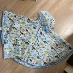 恐竜柄 ベビーレインコート