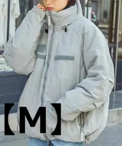 【新品 M】ミリタリー 中綿ジャケットECWCS LEVEL7 グレー