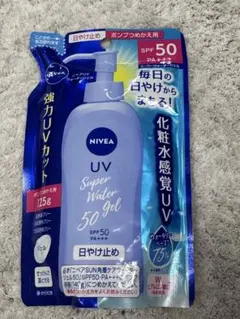 ニベアサン スーパーウォータージェル ポンプつめかえ用 125gのサムネイル