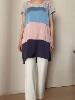Bou Jeloud レース切り替え マルチカラー チュニックのサムネイル