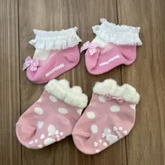 美品　ミキハウス　ベビー　靴下　9-11