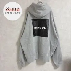 カンゴール　スウェットパーカー　プルオーバー　裏起毛　バックプリント　ロゴ刺繍