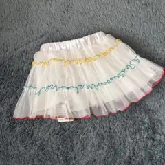 マイリトルワンダー　チュールスカート　フリル　　80