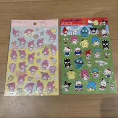 サンリオキャラクターシール　ペタペタシール2set