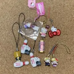 サンリオ ハローキティ ストラップ キーホルダー 当時物 平成レトロ まとめ売り