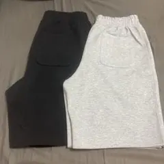 UNIQLO ユニクロ C スウェットワイドショーツ L 2点セット