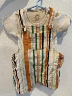 NEXT BABY ストライプロンパース