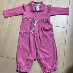 【値下げしました】Ralph Lauren ピンクロンパース 6M