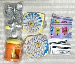 ミニミニ缶バッジメーカーマスコット ガチャ オレンジ ミニ缶バッジセット