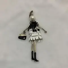 【ペンダント/ ネックレス チャーム 】 フランス人形 パール