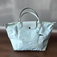 Longchamp ル・プリアージュ トートバッグ Mサイズ ライトブルー