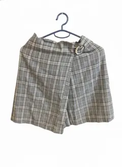 マジェスティックレゴン　チェック柄ラップスカート