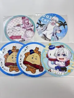 ドズル社 おらふくん おらこちゃん コースター 5枚まとめ売り