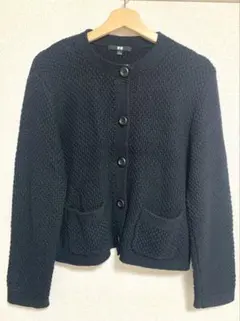 【UNIQLO 】黒 Lサイズ カーディガン