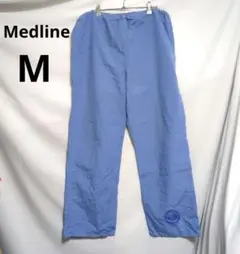 ★Medline ★ ライトブルー 薄手 イージーパンツ M ウエスト調節可