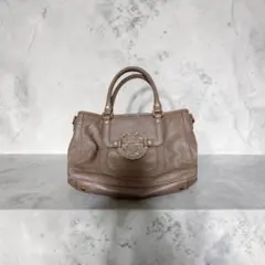Tory Burch トリーバーチ バッグ ブラウン レザー ロゴ　レディース