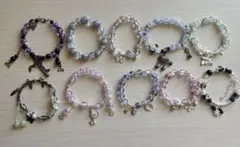 煌めくガラスの妙技。大人の上質ブレスレット 10点コレクション