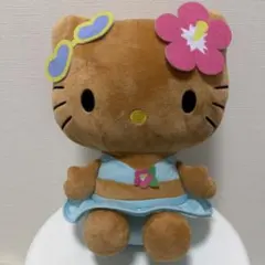 ハローキティ ぬいぐるみ 日焼けギャル 夏ver. ハイビスカス 水着