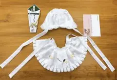 お宮参り よだれかけ フードセット 3点セット+おまけ