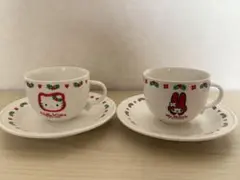 ハローキティ&マイメロディ クリスマスカップセット