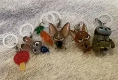 ズートピア　めじるしアクセサリー　コンプリート　ジュディ　ニック