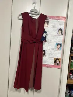 Je super ワインレッドドレス 38