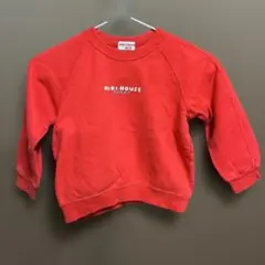 MIKI HOUSE 赤 トレーナー 110