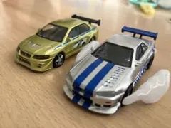 ワイルドスピードX2 ガチャ　ミニカー2種セット