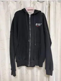 o!o!® ブラックパーカー フルジップ 韓国のサムネイル