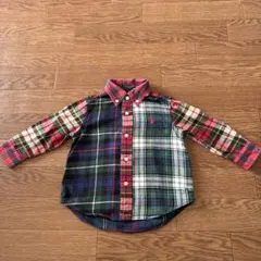Ralph Lauren マルチカラーチェックシャツ　12M 80cm