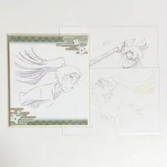 【忍たま乱太郎】原画色紙 原画ポスカ 立花仙蔵 潮江文次郎