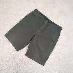 アーバンリサーチ　コットン100% ハーフパンツ　くすみグリーン　M