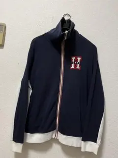 トミーヒルフィガージーンズ　トラックジャケット　/XL　ネイビー　ジャージ　ロゴのサムネイル