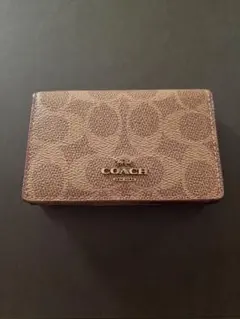 【新品同様】COACH　コーチ　名刺入れ　カードケース
