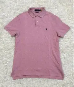 現行 QR ポロラルフローレン ポロシャツ 鹿の子 M（L相当）
