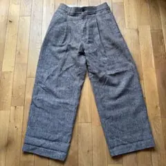 SUNSET傑 MOSSA WOOL WIDE SAROUEL SLACKS - メルカリ