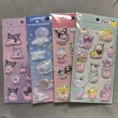 【メルカリ最安値】サンリオ シェイカーステッカーズ シャカシャカ 4セット