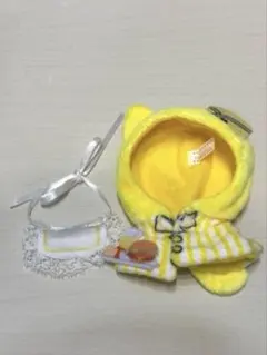 ねこさんのケープ アメリカンダイナー イエロー 黄色 ぬい服