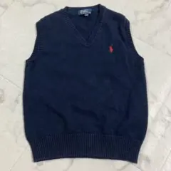 Polo by Ralph Lauren ニットベスト ネイビー 120cm