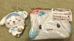 ちいかわ　サンリオ　シナモン　ハチワレ ぬいぐるみ、シナモン ボアトランク