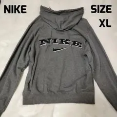 NIKE グレー フード付きパーカー XL バックプリント ヴィンテージ ナイキ