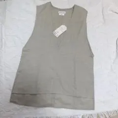 Ciaopanic Typy ベージュ Vネック ノースリーブベスト