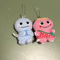 ☆がんこちゃん＆がんぺーちゃん ガチャガチャ ぬいぐるみキーホルダー 2種セット